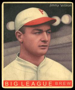 Picture of Helmar Brewing Baseball Card of Jimmy Wilson, card number 245 from series R319-Helmar Big League