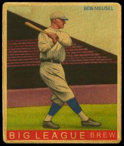 Picture of Helmar Brewing Baseball Card of Bob Meusel, card number 247 from series R319-Helmar Big League