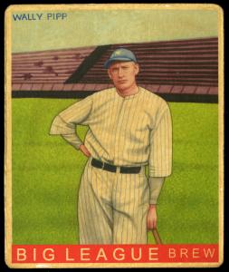 Picture of Helmar Brewing Baseball Card of Wally Pipp, card number 248 from series R319-Helmar Big League