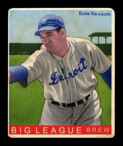 Picture, Helmar Brewing, R319-Helmar Card # 259, Bobo Newsom, Throwing, Detroit Tigers