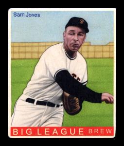 Picture of Helmar Brewing Baseball Card of Sam Jones, card number 274 from series R319-Helmar Big League