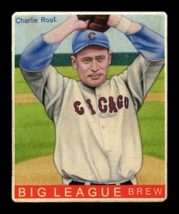 Picture of Helmar Brewing Baseball Card of Charlie Root, card number 276 from series R319-Helmar Big League