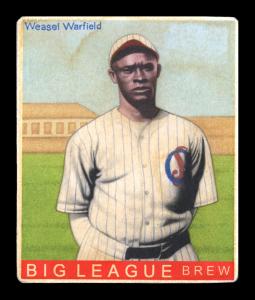 Picture of Helmar Brewing Baseball Card of Weasel Warfield, card number 286 from series R319-Helmar Big League