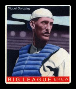 Picture of Helmar Brewing Baseball Card of Miguel 