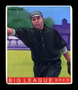 Picture of Helmar Brewing Baseball Card of Walter Ball, card number 305 from series R319-Helmar Big League