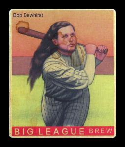 Picture of Helmar Brewing Baseball Card of Bob Dewhirst, card number 308 from series R319-Helmar Big League