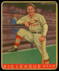 Picture of Helmar Brewing Baseball Card of Ripper Collins, card number 312 from series R319-Helmar Big League