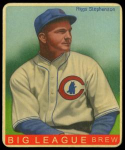 Picture of Helmar Brewing Baseball Card of Riggs Stephenson, card number 324 from series R319-Helmar Big League