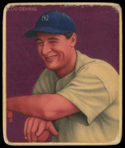 Picture of Helmar Brewing Baseball Card of Lou GEHRIG, card number 33 from series R319-Helmar Big League