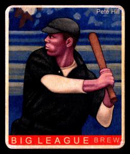 Picture of Helmar Brewing Baseball Card of Pete HILL (HOF), card number 348 from series R319-Helmar Big League