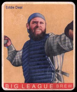 Picture of Helmar Brewing Baseball Card of Eddie Deal, card number 350 from series R319-Helmar Big League