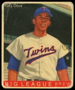 Picture of Helmar Brewing Baseball Card of Tony Oliva, card number 359 from series R319-Helmar Big League