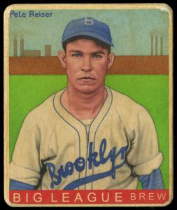 Picture, Helmar Brewing, R319-Helmar Card # 367, Pete Reiser, Portrait, Brooklyn Dodgers