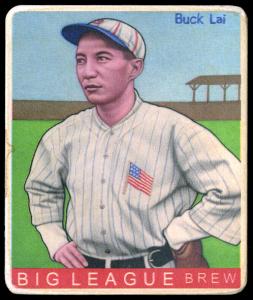 Picture of Helmar Brewing Baseball Card of Buck Lai, card number 396 from series R319-Helmar Big League