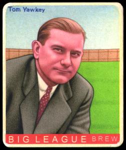 Picture of Helmar Brewing Baseball Card of Tom Yawkey, card number 403 from series R319-Helmar Big League