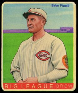 Picture of Helmar Brewing Baseball Card of Babe Pinelli, card number 410 from series R319-Helmar Big League