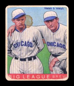 Picture, Helmar Brewing, R319-Helmar Card # 419, Ed Walsh Jr., Ed WALSH (HOF), Together, Chicago White Sox
