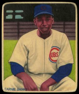 Picture, Helmar Brewing, R319-Helmar Card # 41, Ernie BANKS (HOF), Portrait, Chicago Cubs