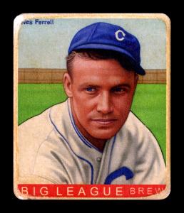 Picture of Helmar Brewing Baseball Card of Wes Ferrell, card number 426 from series R319-Helmar Big League