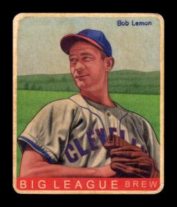 Picture of Helmar Brewing Baseball Card of Bob LEMON, card number 430 from series R319-Helmar Big League