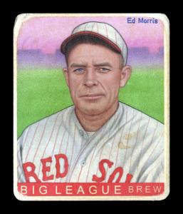 Picture, Helmar Brewing, R319-Helmar Card # 454, Ed Morris, Portrait, Boston Red Sox
