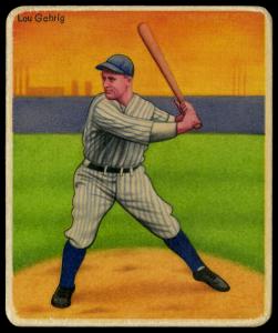 Picture of Helmar Brewing Baseball Card of Lou GEHRIG, card number 45 from series R319-Helmar Big League