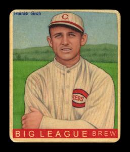 Picture of Helmar Brewing Baseball Card of Heinie Groh, card number 460 from series R319-Helmar Big League