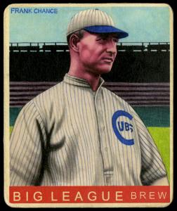 Picture of Helmar Brewing Baseball Card of Frank CHANCE, card number 46 from series R319-Helmar Big League