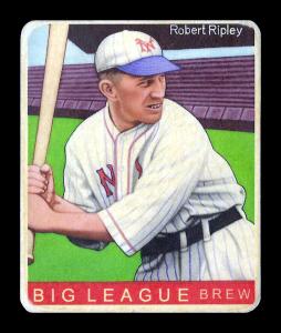 Picture of Helmar Brewing Baseball Card of Robert Ripley, card number 476 from series R319-Helmar Big League