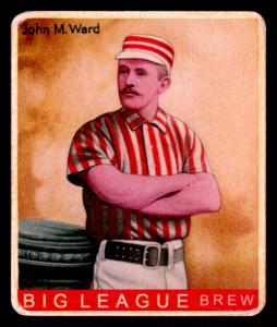 Picture of Helmar Brewing Baseball Card of John Montgomery WARD (HOF), card number 486 from series R319-Helmar Big League