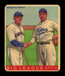 Picture of Helmar Brewing Baseball Card of Jimmy Wilson, card number 495 from series R319-Helmar Big League
