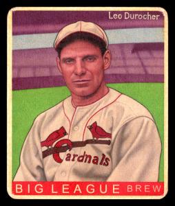 Picture of Helmar Brewing Baseball Card of Leo DUROCHER, card number 498 from series R319-Helmar Big League