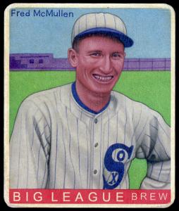 Picture of Helmar Brewing Baseball Card of Fred McMullen, card number 505 from series R319-Helmar Big League