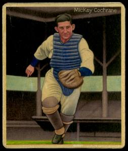 Picture of Helmar Brewing Baseball Card of Mickey COCHRANE, card number 57 from series R319-Helmar Big League
