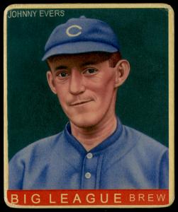 Picture of Helmar Brewing Baseball Card of Johnny EVERS, card number 59 from series R319-Helmar Big League