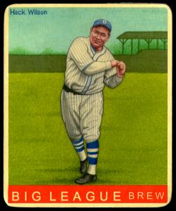 Picture, Helmar Brewing, R319-Helmar Card # 79, Hack WILSON, Swinging, Brooklyn Dodgers