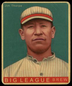 Picture, Helmar Brewing, R319-Helmar Card # 89, Jim Thorpe, Portrait, New York Giants