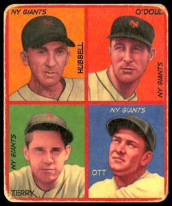 Picture of Helmar Brewing Baseball Card of Carl HUBBELL, card number 65 from series R321-Helmar