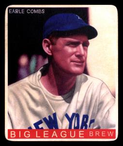 Picture, Helmar Brewing, T2-Helmar Card # 183, Earle COMBS, Portrait, New York Yankees