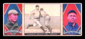 Picture of Helmar Brewing Baseball Card of Frank CHANCE, card number 3 from series T202-Helmar