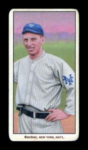 Picture of Helmar Brewing Baseball Card of Beals Becker, card number 108 from series T206-Helmar