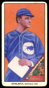 Picture of Helmar Brewing Baseball Card of Larry Schlafly, card number 127 from series T206-Helmar