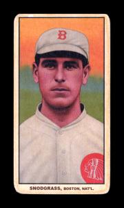 Picture of Helmar Brewing Baseball Card of Fred Snodgrass, card number 130 from series T206-Helmar