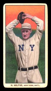 Picture of Helmar Brewing Baseball Card of Hooks Wiltse, card number 134 from series T206-Helmar