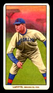 Picture of Helmar Brewing Baseball Card of Ed Lafitte, card number 147 from series T206-Helmar