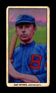Picture of Helmar Brewing Baseball Card of Hap Myers (Meyers), card number 156 from series T206-Helmar