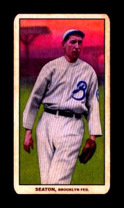 Picture of Helmar Brewing Baseball Card of Tom Seaton, card number 157 from series T206-Helmar