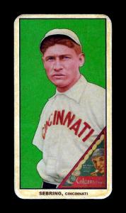 Picture of Helmar Brewing Baseball Card of Jimmy Sebring, card number 169 from series T206-Helmar