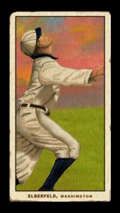 Picture, Helmar Brewing, T206-Helmar Card # 19, Kid Elberfeld, Looking Up, Washington Senators