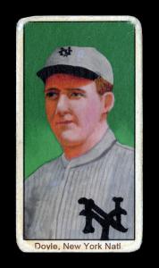 Picture of Helmar Brewing Baseball Card of Larry Doyle, card number 1 from series T206-Helmar